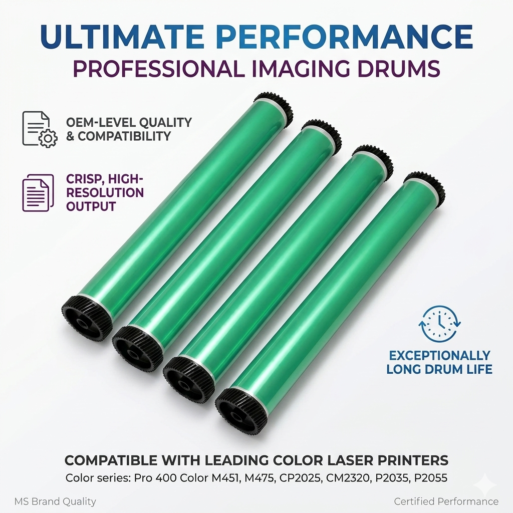 OPC Drum Pack of 4 For HP 126A CE310A, CE311A, CE312A & CE313A toner cartridges
