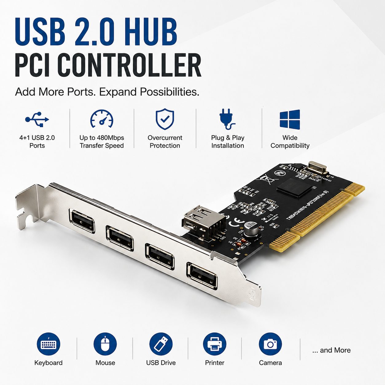 USB 2.0 Hub PCI Controller