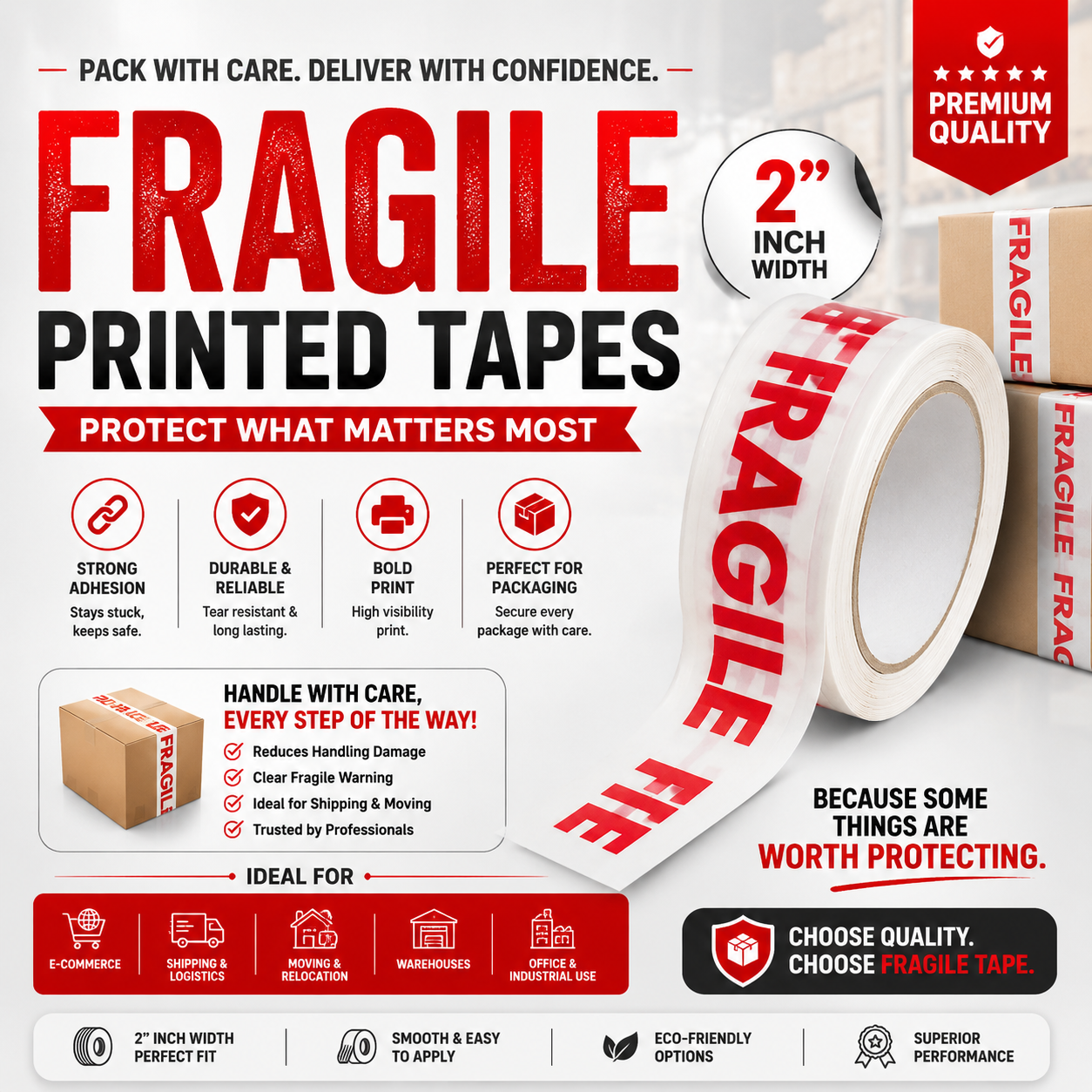 2" 51 Meters Printed Tapes - Image 2