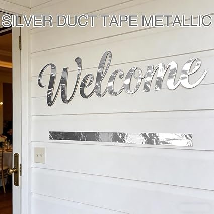 Metallic Mirror Duct Tape 2inch,(pack of 5) - Image 2