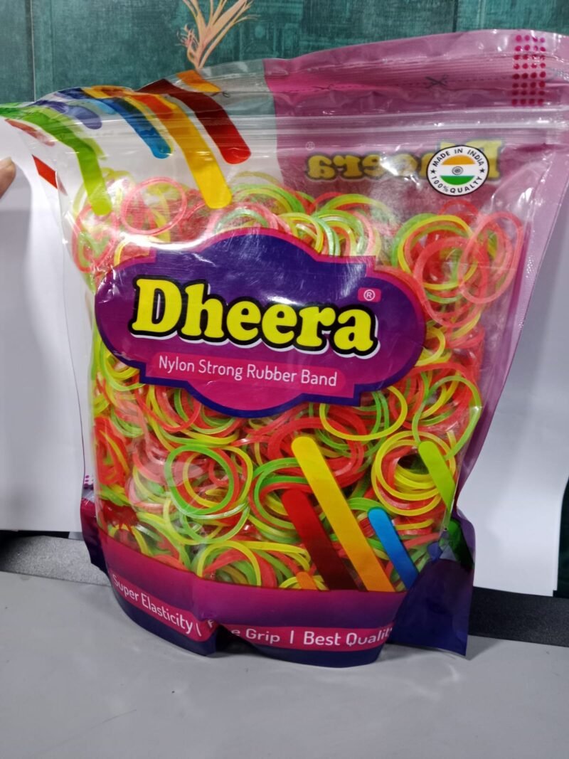 Dheera Rubber Band 475g, inch2, pack of 2,