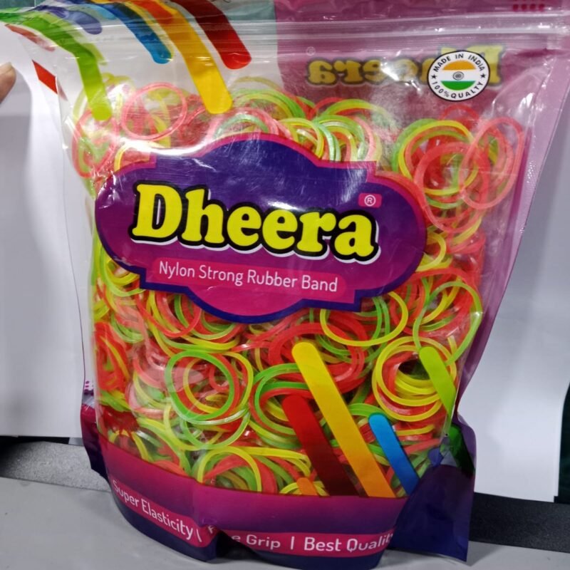 Dheera Rubber Band 475g, inch2, pack of 2,