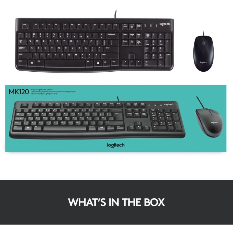 Logitech MK 120 Keyboard ( combo pack)