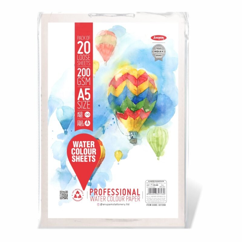 Water Colour Paper, 20pcs