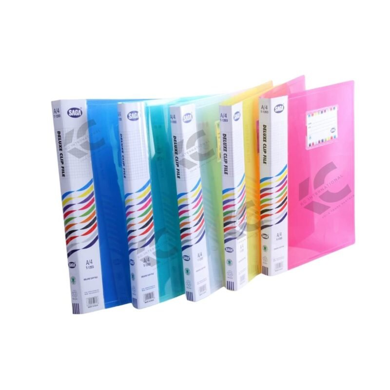 A4 Plastic Spring Clip File