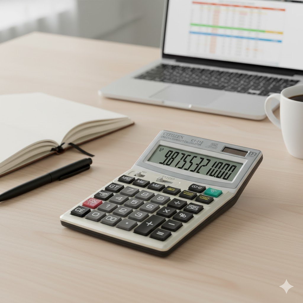 CITLLZEN CT-712 Calculator - Image 3