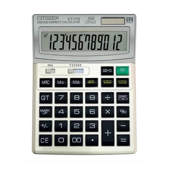 CITLLZEN CT-712 Calculator - Image 4