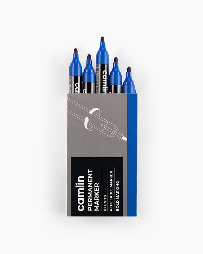 Camlin Bold permanent Blue marker - Image 6