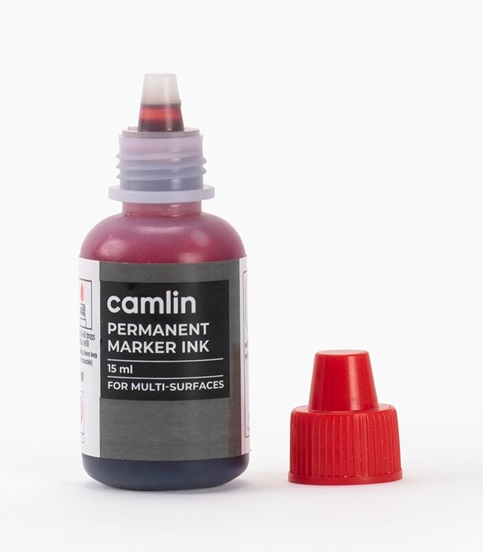 Camlin Permanent Marker ink lnk 15ml Red