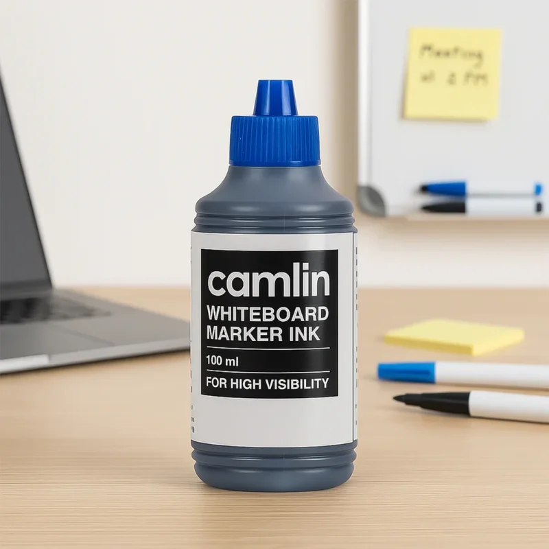 Camlin Whiteboard Marker Ink, Ink 100ml Blue
