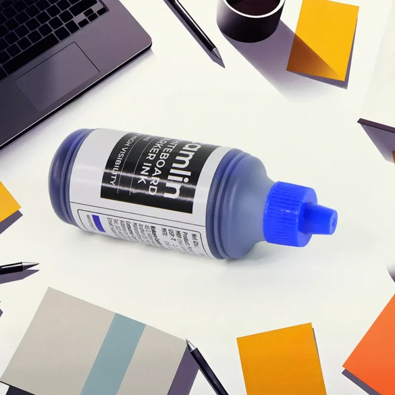 Camlin Whiteboard Marker Ink, Ink 100ml Blue - Image 2