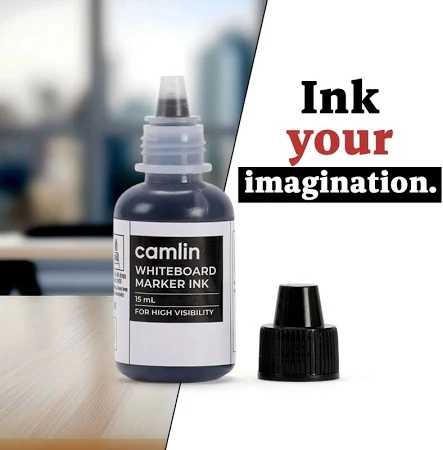 Camlin Whiteboard Marker Ink,15 ml Black