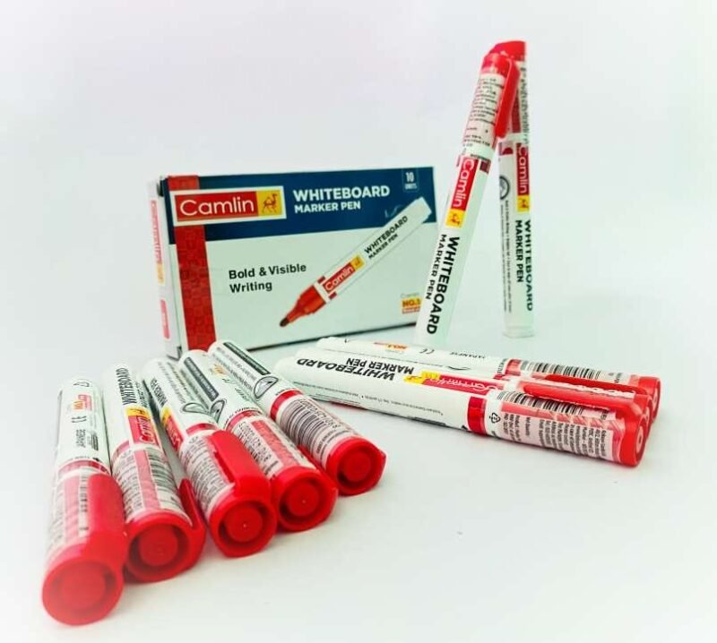 Camlin Whiteboard Marker Red Box - Image 4