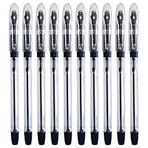 Cello Gripper Pen Black,10pec