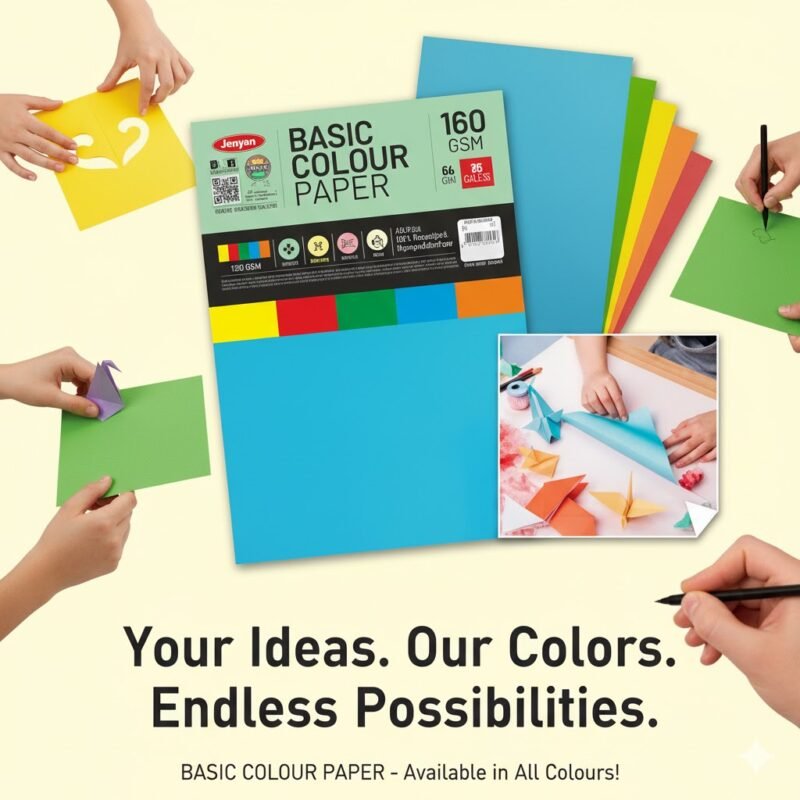 Colourfull paper available in all colours