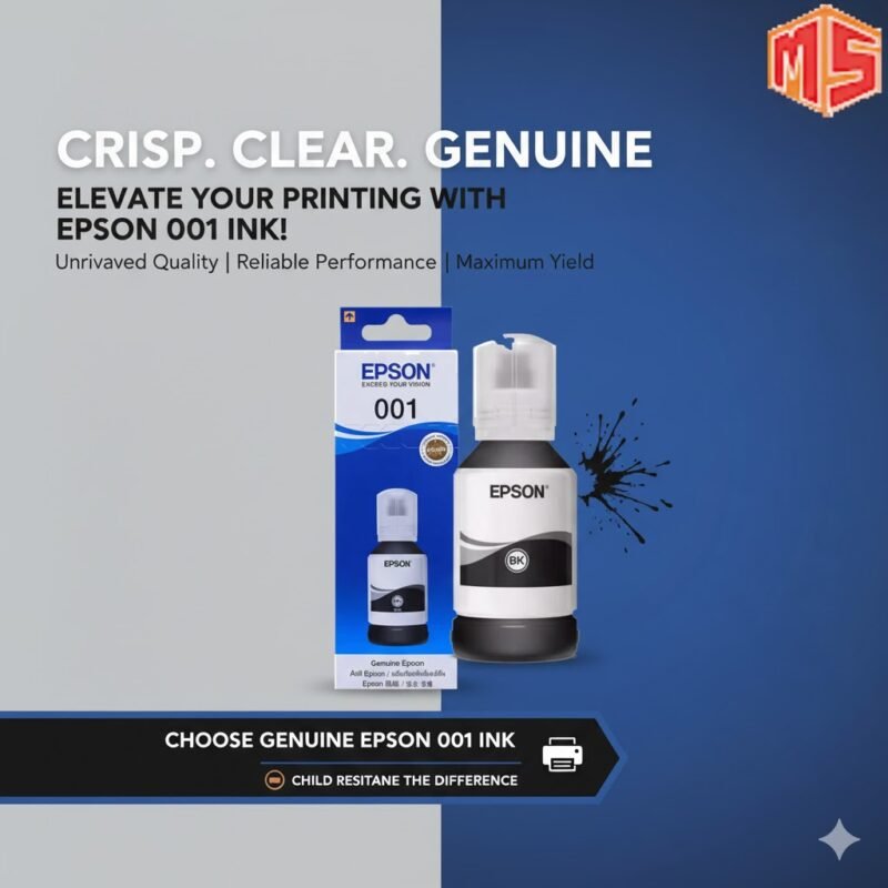 EPSON Ink - 001 65 ml Black