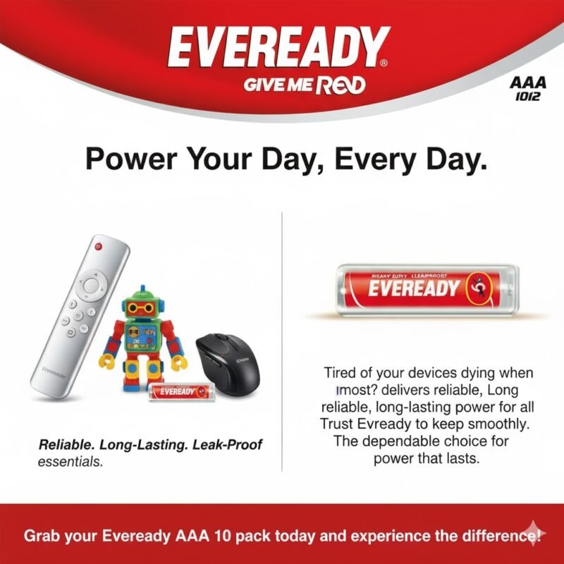 Eveready Pencil Cell AAA