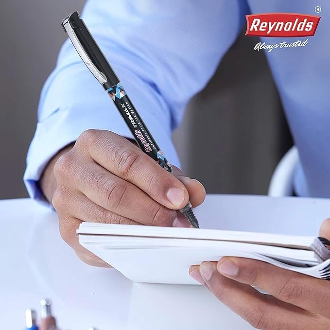 Reynolds Trimax Black pen set of 10 - Image 4