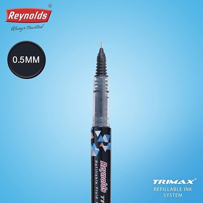 Reynolds Trimax Black pen set of 10 - Image 6