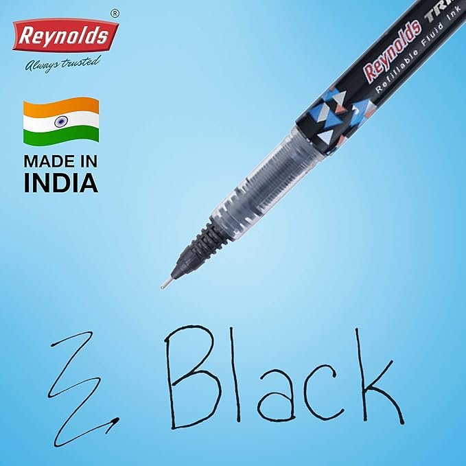 Reynolds Trimax Black pen set of 10 - Image 5