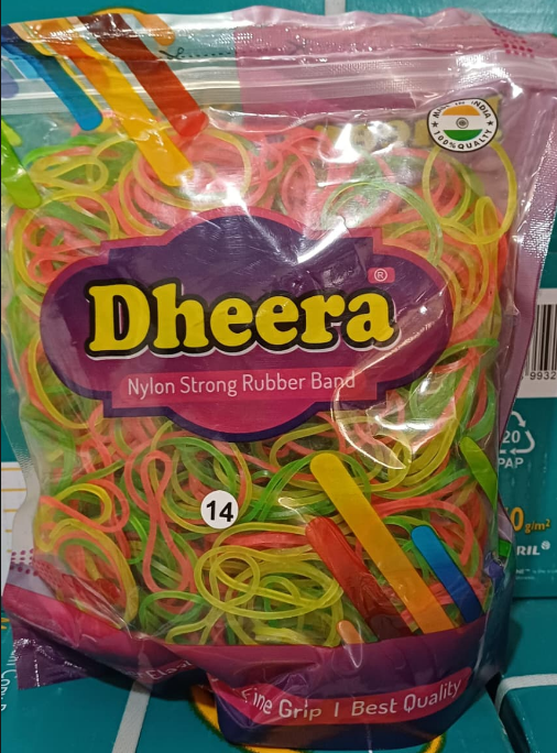 Dheera Rubber Band 475g code-108,Size 2 inch/ 2 pack - Image 4