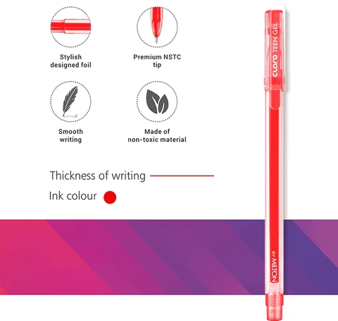 Claro Red pen, 20 pices