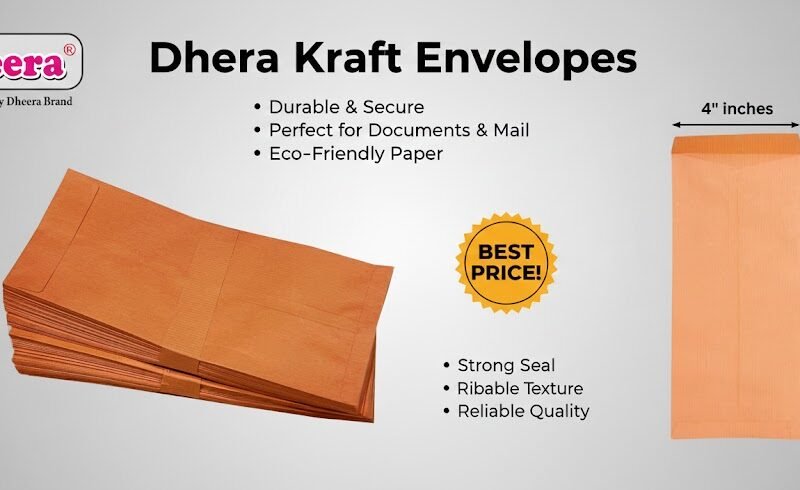 Kraft Envelope 9.5×4.5 (80gsm) 1000pcs