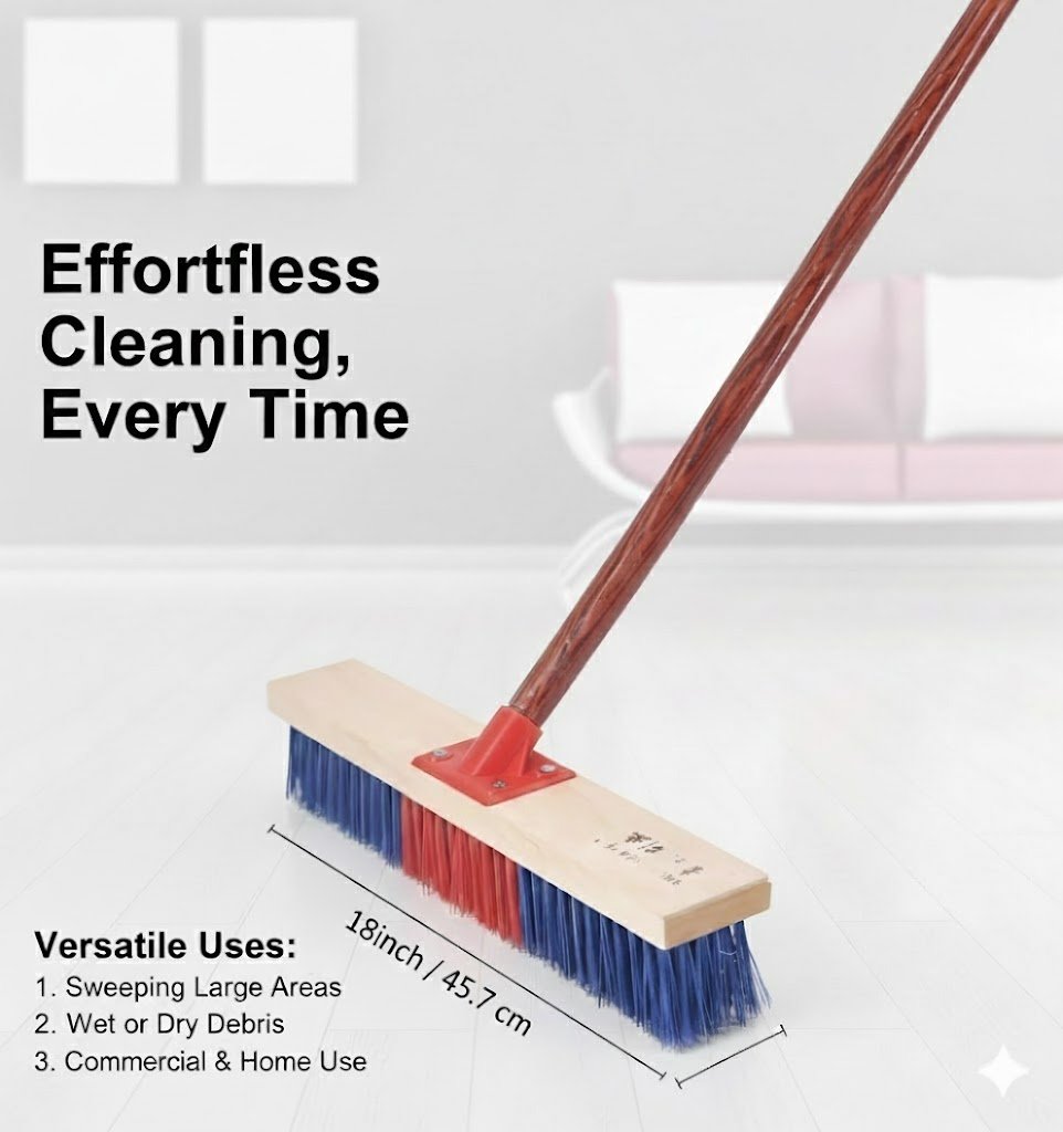 Wooden Brush 18 Inch