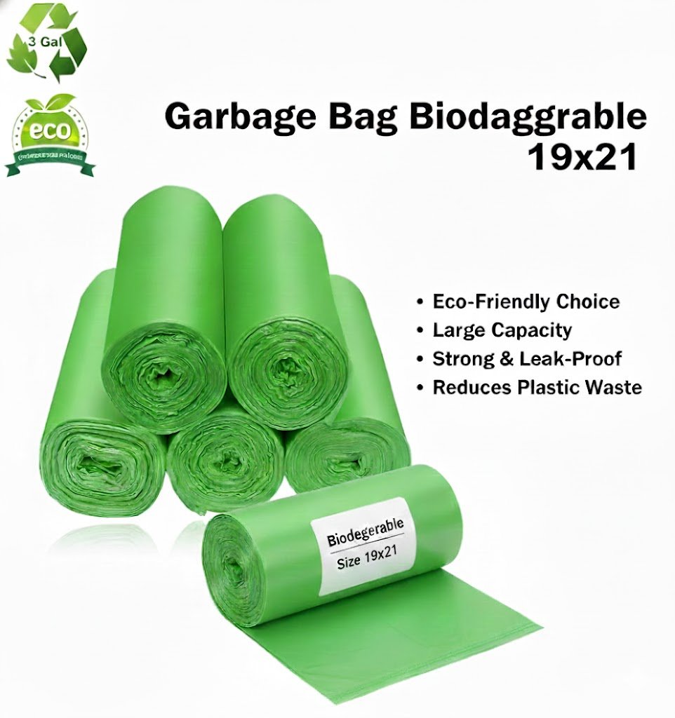 Garbage Bag Biodegradable 19x21kg,(pack of 5)