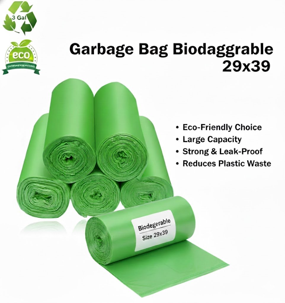 Garbage Bag Biodegradable 29x39kg,(pack of 5)