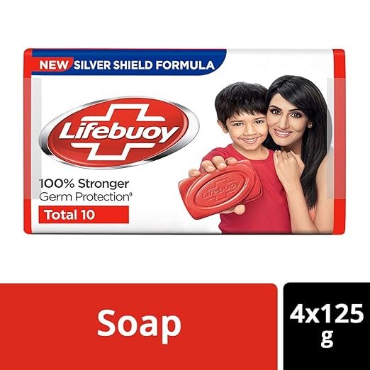 Lifebuoy Soap-(pack of 5x125)=625gram