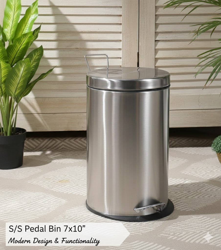 S/S pedal Bin 7x10