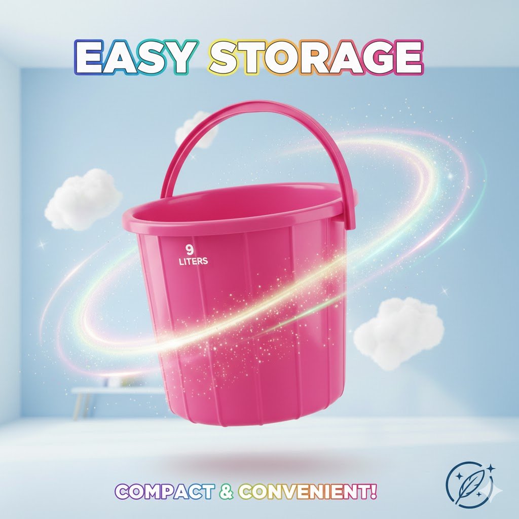 Plastic Buckets(9 Liters)