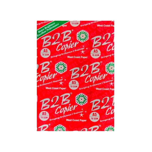 B2B Copier Paper 75GSM, Size A5 (pack-10)