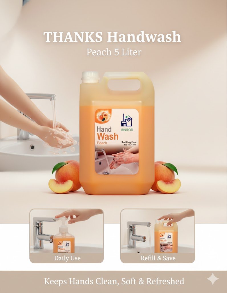 Thanks Handwash Peach 5liter - Image 2