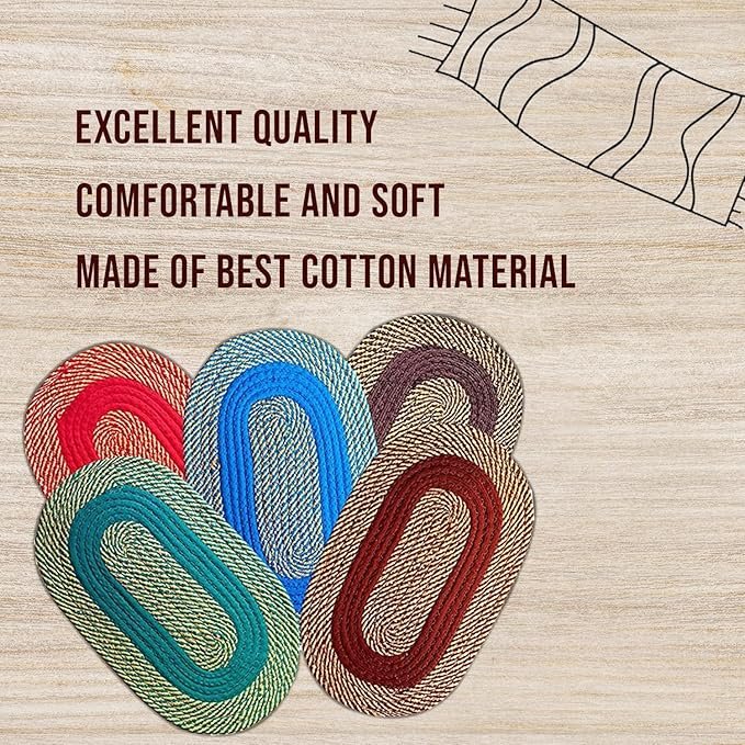 Door Mat Round Cotton Small