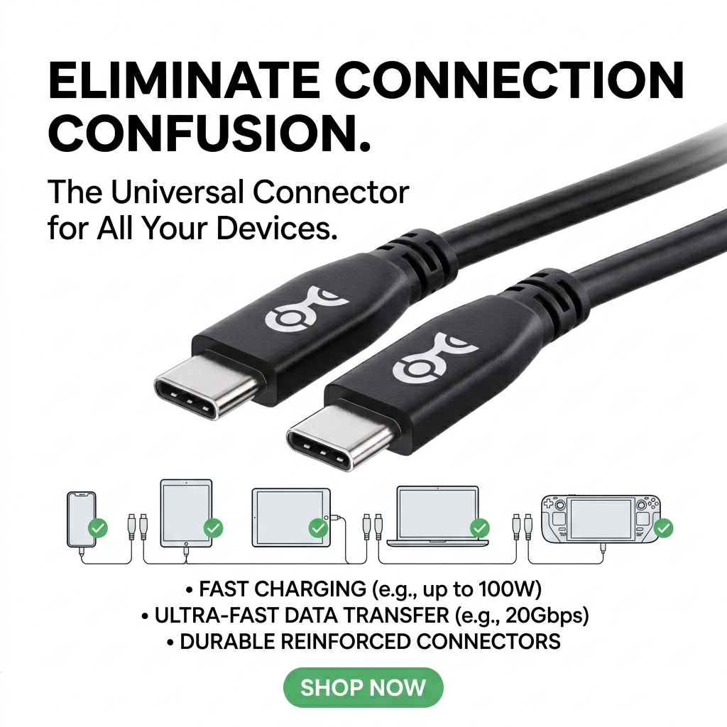 Thunder bolt, USB Cable