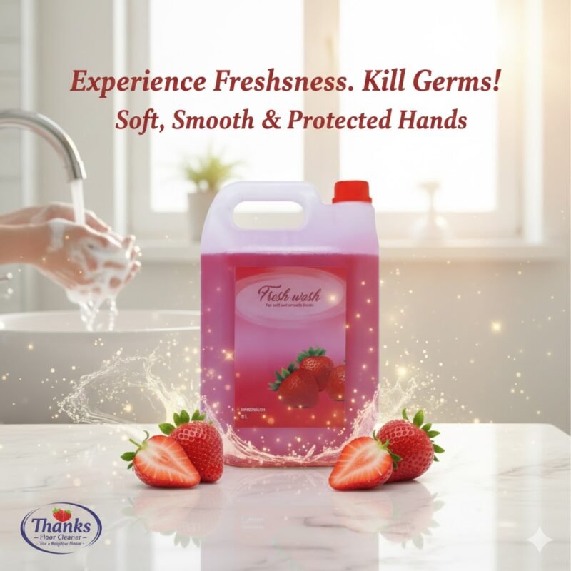 Liquid Strawberry Antibacterial Hand Wash-5liter