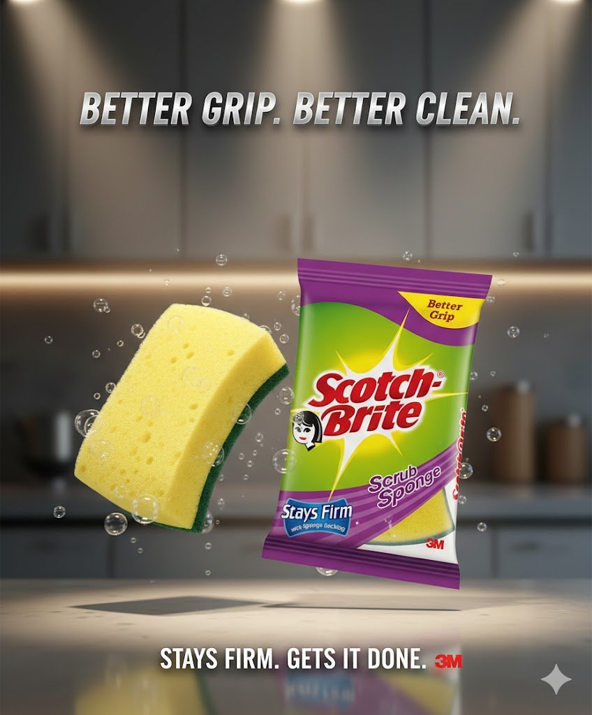 Scotch Brite 3m, 2in1 combo