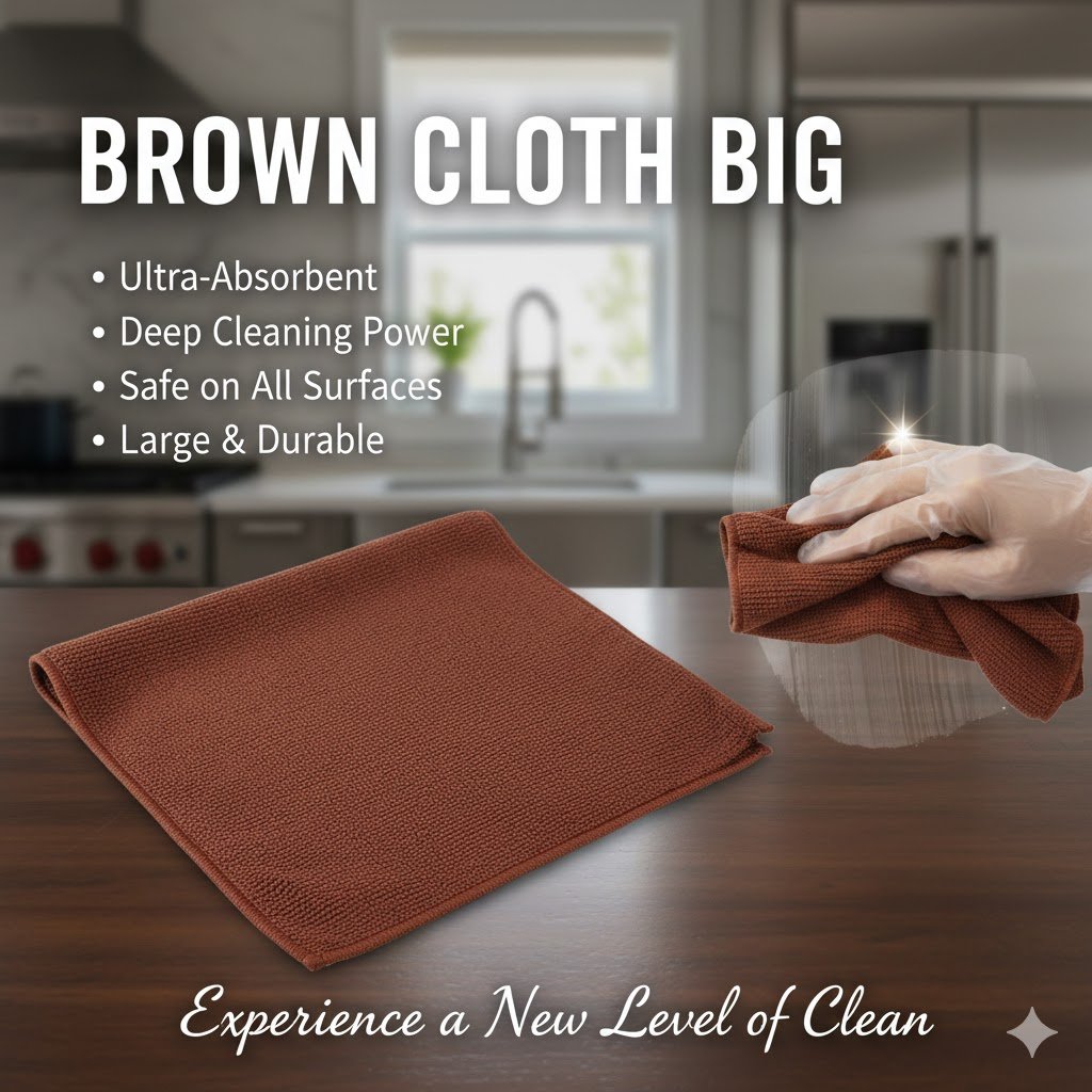 Brown Cloth Big cleaning