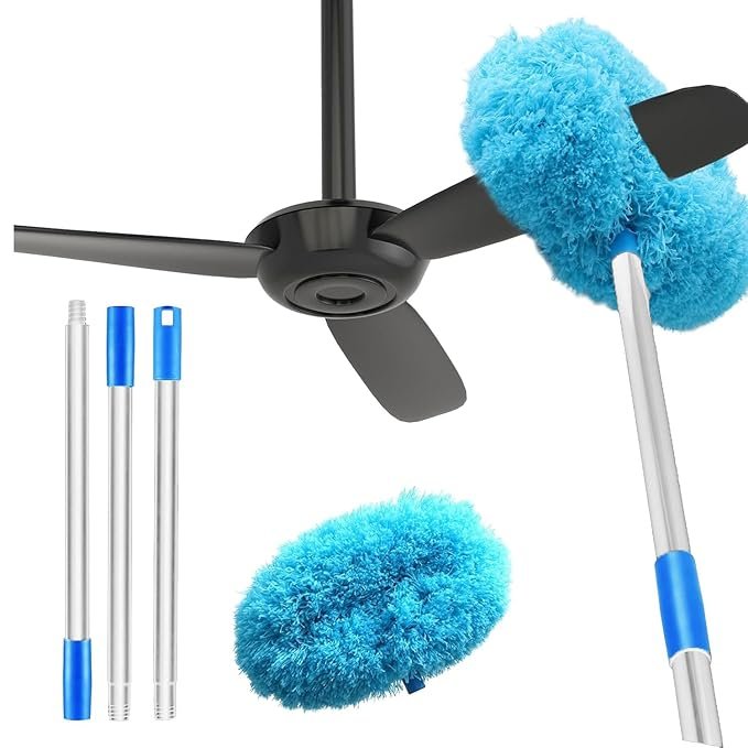 Fan Cleaning Brush in Blue