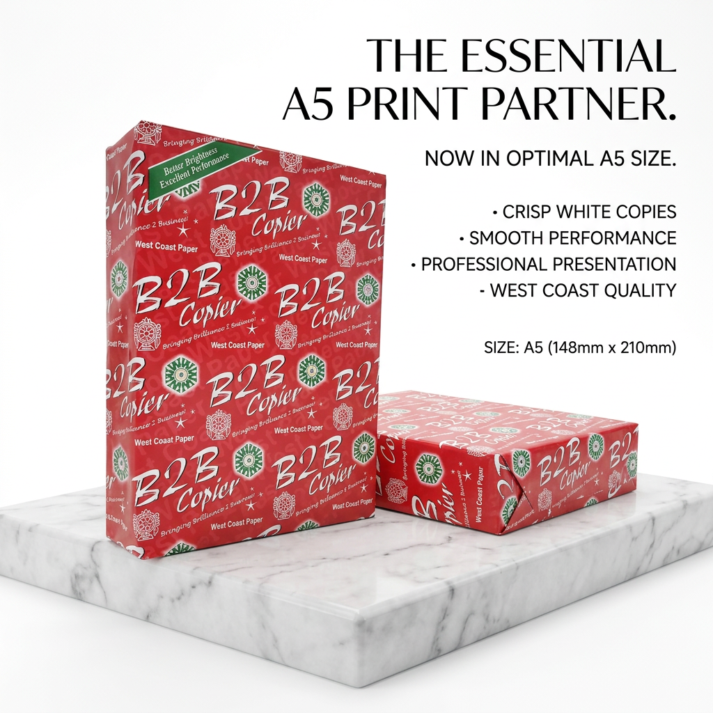 B2B Copier Paper 75GSM, Size A5 (pack-10)