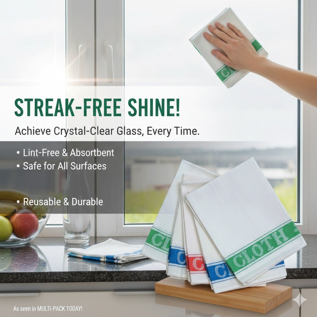 Glass Cloth Big (pack of 4)