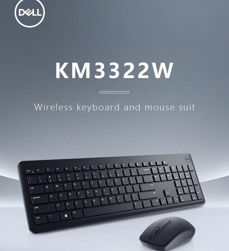 Dell wireless combo km 3322w