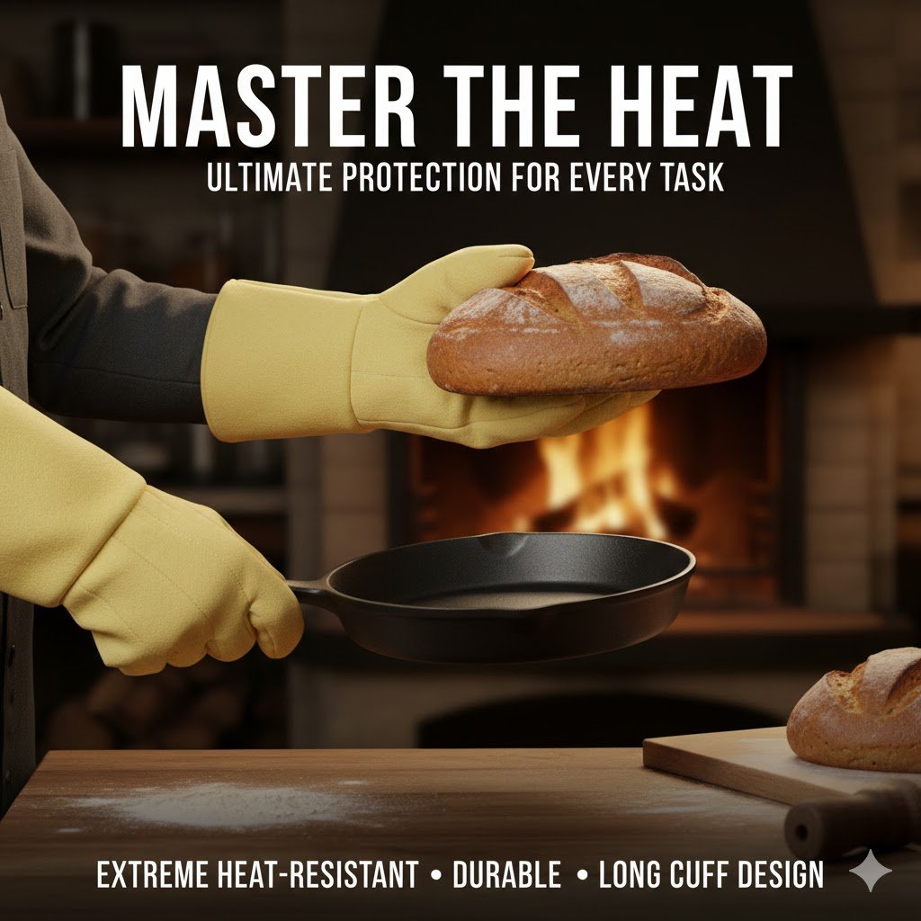 Gloves Oven Cotton(Heat Resistant Gloves) - Image 2