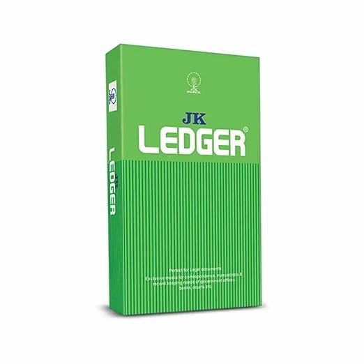 JK Ledger Paper Green-80GSM Single pack