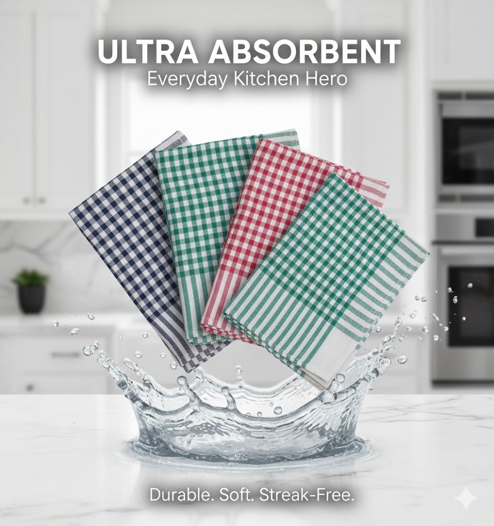 Check Duster Big regular(Pack of 5)