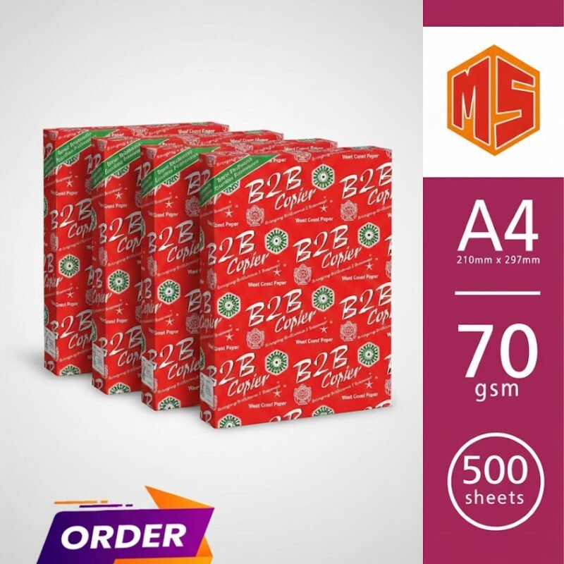 B2B Copier A4 Paper-70GSM Pack of 5