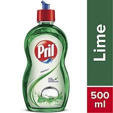 Pril Dishwash Liquid Gel - Lime, 500 ml Bottle