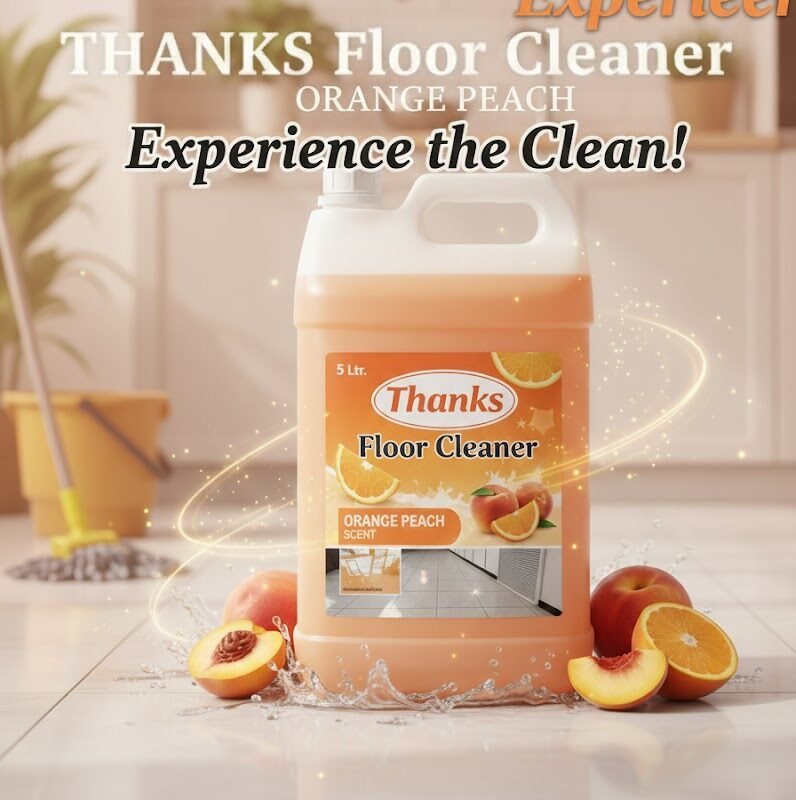 Thanks Floor Cleaner Orange peach-5liter